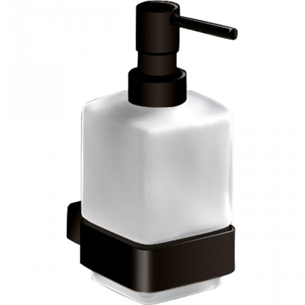 Gedy wall mounted soap dispenser LOUNGE Black