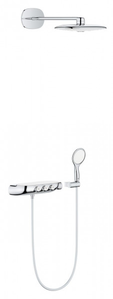 Grohe Rainshower System SmartControl 360 DUO Semi-recessed shower set Moon White