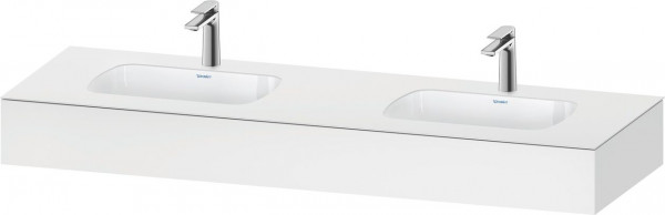 Bathroom Set Duravit Qatego 2 washbasins, Countertop 1600mm White Matt QA4695018180000