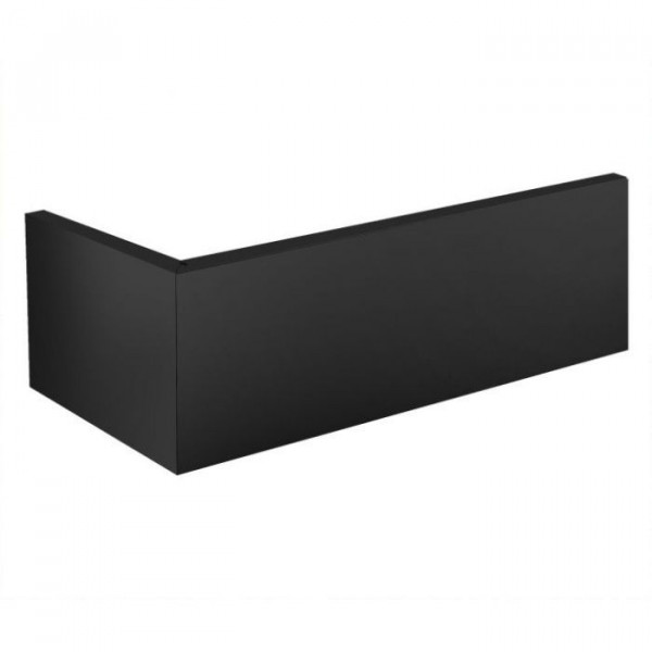 Allibert Bath Panel FIX ALU 1700x750x520-535mm Black 240201