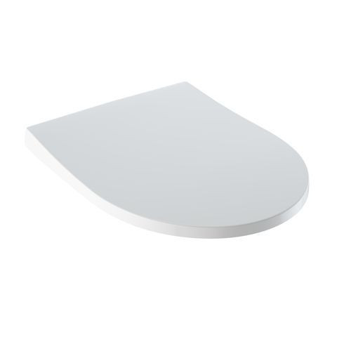 Geberit Soft Close Toilet Seat iCon Antibacterial 450x366x51mm White