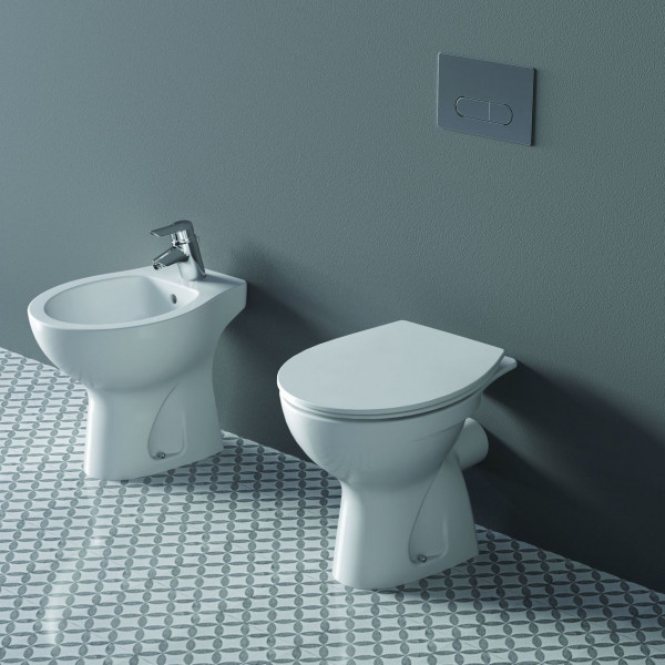 Freestanding Toilet Ideal Standard EUROVIT Horizontal 360x395x500mm White