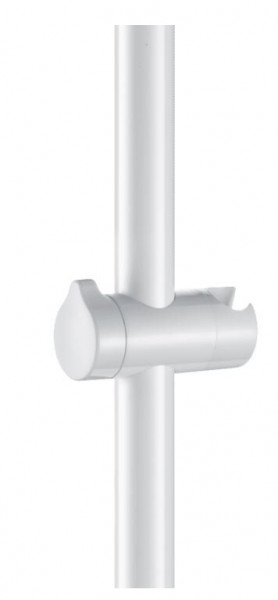 Delabie Sliding shower head holder for shower rails Bright white HR Nylon