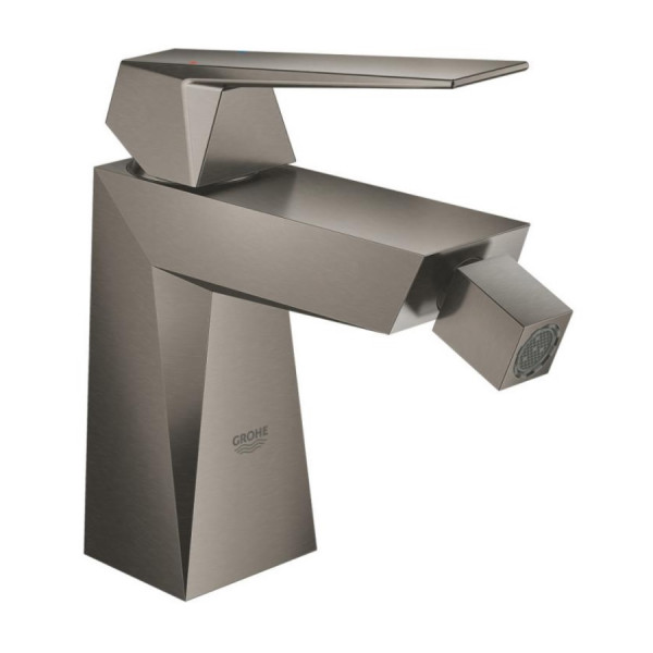 Grohe Bidet Tap Allure Brilliant Single control 1 Hole With Drain Trim Brushed Hard Graphite