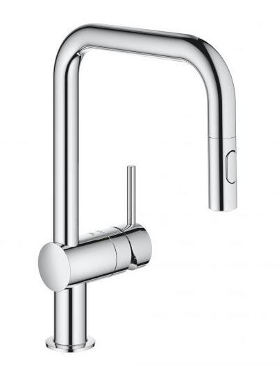 Grohe Pull Out Kitchen Tap Minta Chrome 32322002