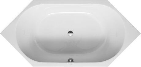 Duravit Hexagonal Bath D-Code 1900x900x420mm White