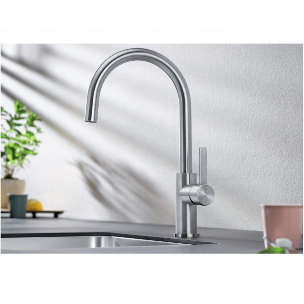 Blanco Kitchen Mixer Tap CANDOR Brushed Stainless Steel