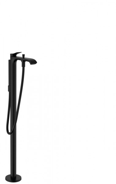 FreeStanding Bath Tap Hansgrohe Vivenis Single lever with hand shower 124x980mm Black Mat