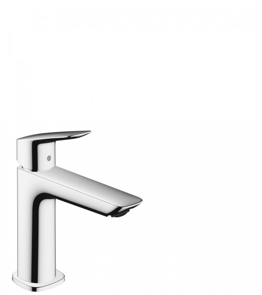 Single Hole Mixer Tap Hansgrohe Logis Fine with pop-up waste set Chrome