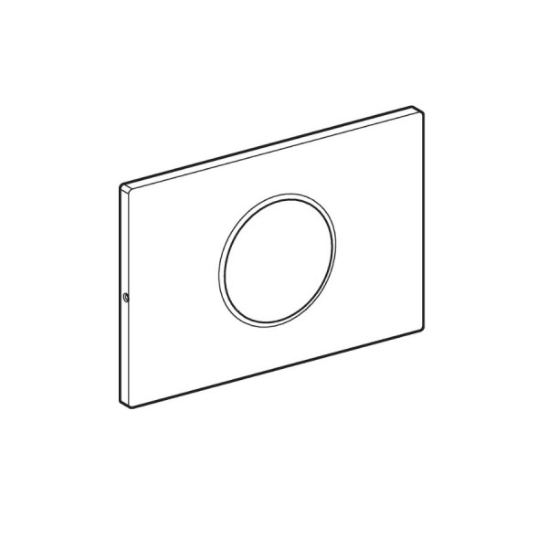Geberit Flush Plate Cover Sigma10 flush controlbrushed/polished stainless steel 242792SN1